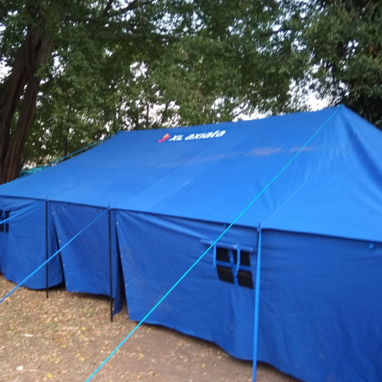 Produksi Tenda Pengungsi Korban Bencana