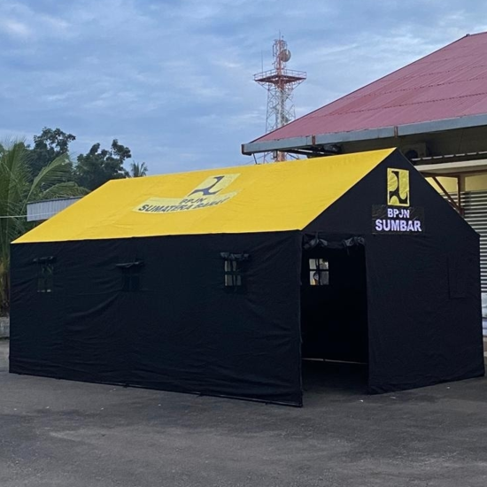 Produksi Tenda Pengungsi Korban Bencana