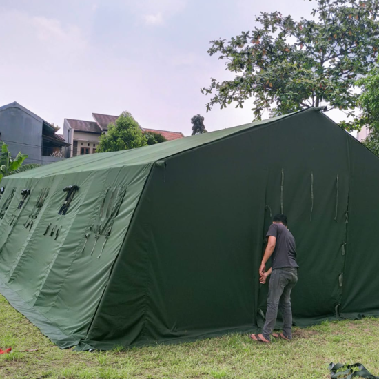 Produksi Tenda Pengungsi Korban Bencana